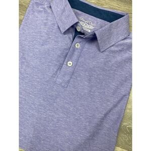 Straight Down Performance, Men's Golf Polo, Size XL Purple, Casual, Golf